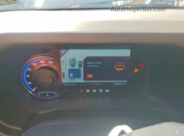1FMEE5DP5MLA63056 2021 FORD BRONCO Blue Սարքավորումների վահանակի տեսք
