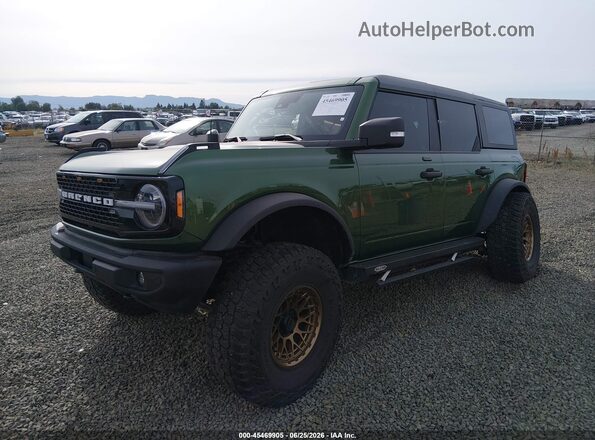 1FMEE5DP5NLB53891 2022 FORD BRONCO Зеленый Передняя левая четверть