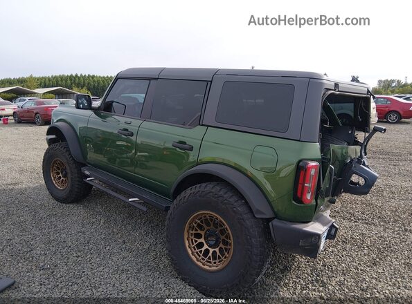 1FMEE5DP5NLB53891 2022 FORD BRONCO Зеленый Задняя левая четверть