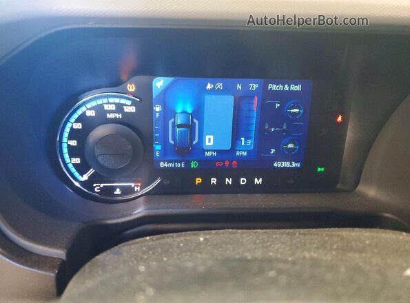 1FMEE5DP5PLB66112 2023 FORD BRONCO Gray Սարքավորումների վահանակի տեսք