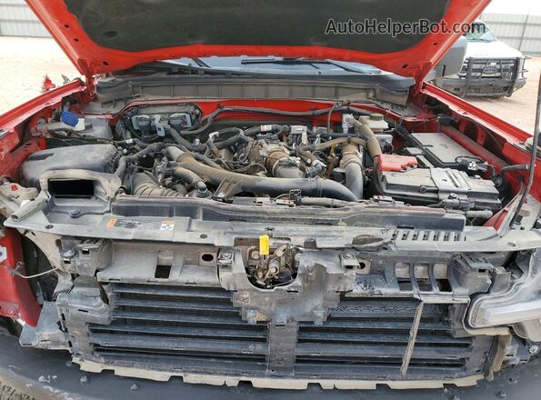 1FMEE5DP6PLB31871 2023 FORD BRONCO Red ძრავის განყოფილების ხედი