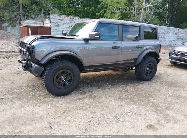 1FMEE5DP6PLB54793 2023 FORD BRONCO Gray წინა მარცხენა ხედი სამი მეოთხედიდან