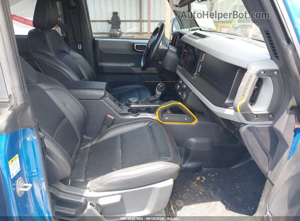 1FMEE5DP7MLA96401 2021 FORD BRONCO Blue Սալոնի դիմացի տեսք