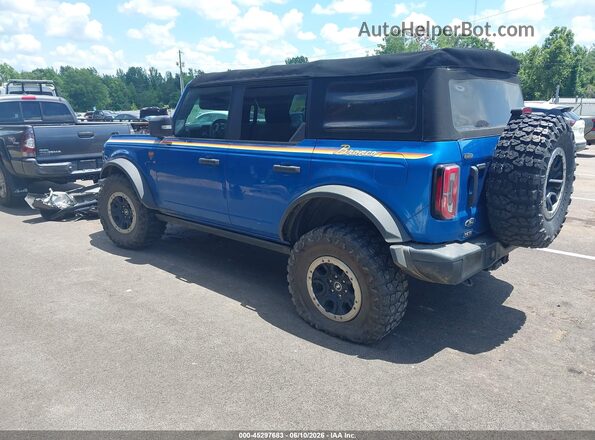 1FMEE5DP7MLA96401 2021 FORD BRONCO Blue Հետևի ձախ