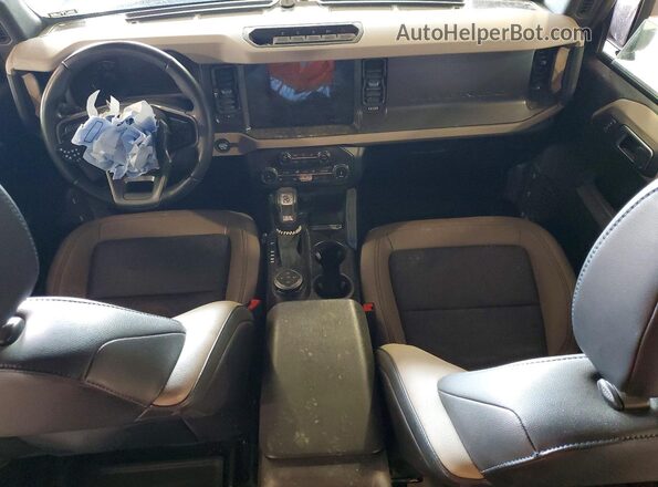 1FMEE5DP7NLB61507 2022 FORD BRONCO Black Առջևի վահանակի տեսք