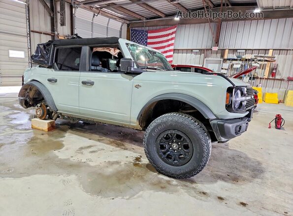 1FMEE5DP7PLB10639 2023 FORD BRONCO Gray Передня права чверть