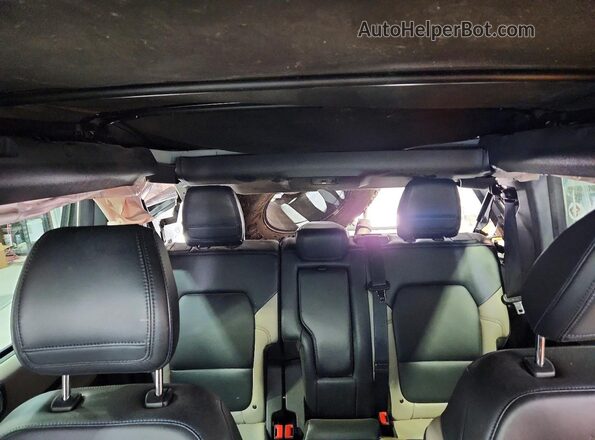1FMEE5DP7PLB10639 2023 FORD BRONCO Gray Вид задніх сидінь