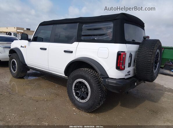 1FMEE5DP8NLB52637 2022 FORD BRONCO White Tył lewy