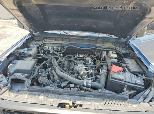 1FMEE5DP8PLC10572 2023 FORD BRONCO Blue ძრავის განყოფილების ხედი