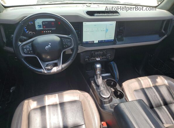 1FMEE5DP8PLC10572 2023 FORD BRONCO Blue წინა პანელის ხედი