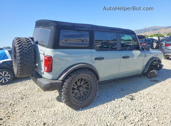 1FMEE5DP9NLB07366 2022 FORD BRONCO Gray Trasero derecho