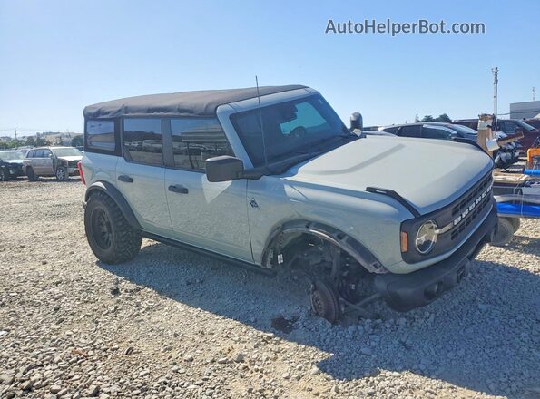 1FMEE5DP9NLB07366 2022 FORD BRONCO Gray Delantero derecho