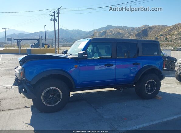 1FMEE5DP9NLB32459 2022 FORD BRONCO Синий Панорамный вид салона 360°
