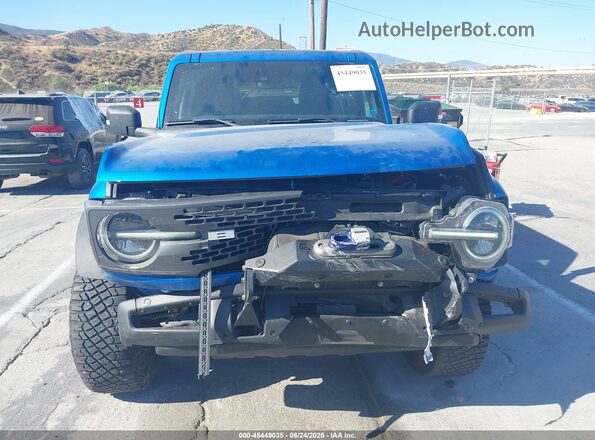 1FMEE5DP9NLB32459 2022 FORD BRONCO Синий Вид щитка приборов