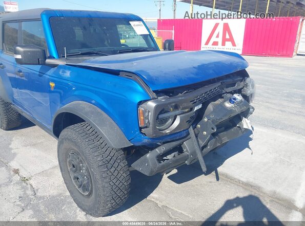 1FMEE5DP9NLB32459 2022 FORD BRONCO Синий 