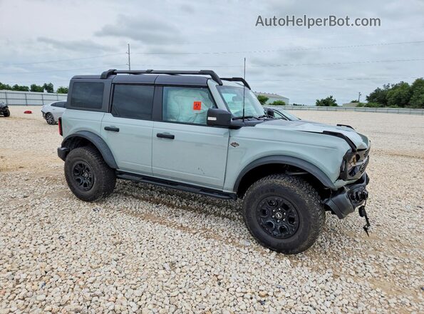1FMEE5DP9PLA83525 2023 FORD BRONCO Серый Передняя правая четверть