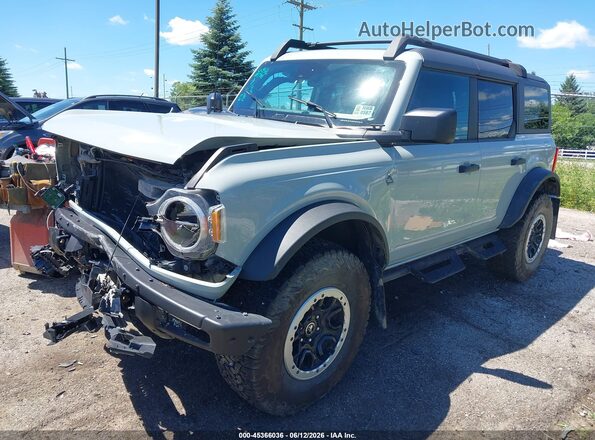 1FMEE5DP9PLA83606 2023 FORD BRONCO Light Blue წინა მარცხენა ხედი სამი მეოთხედიდან