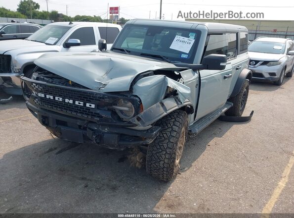 1FMEE5DPXNLB83341 2022 FORD BRONCO Gray Front view