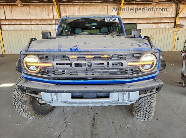 1FMEE5JR1NLA50358 2022 FORD BRONCO Blue Widok z przodu
