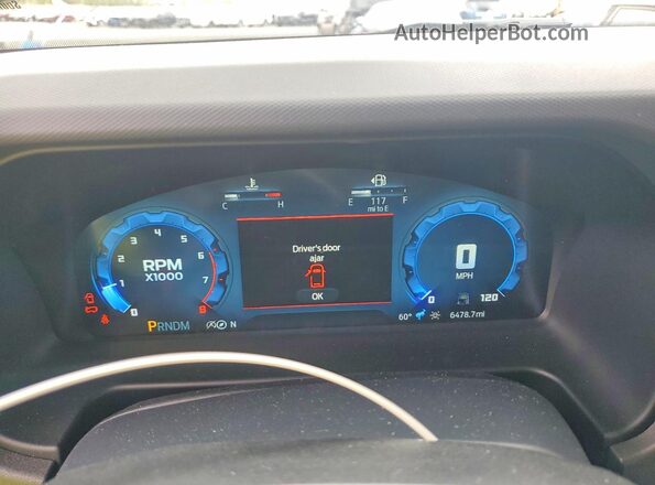 1FMEE7BH4SLB77876 2025 FORD BRONCO Blue Instrument cluster view