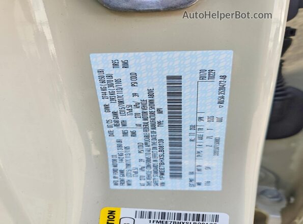 1FMEE7BHXSLB08139 2025 FORD BRONCO Cream ძრავის განყოფილების ხედი