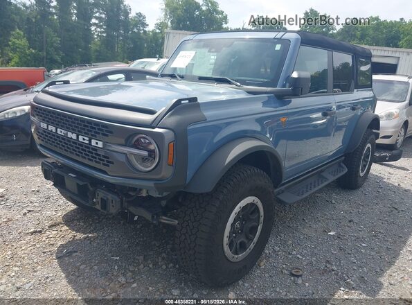 1FMEE9BP1SLA64759 2025 FORD BRONCO Blue Vista tres cuartos delantera izquierda