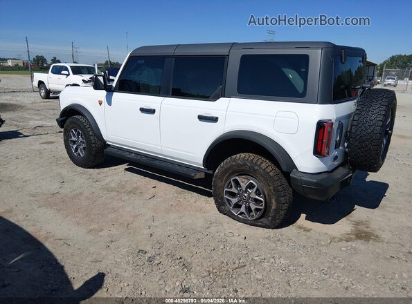 1FMEE9BP5RLA95846 2024 FORD BRONCO White Задня ліва чверть