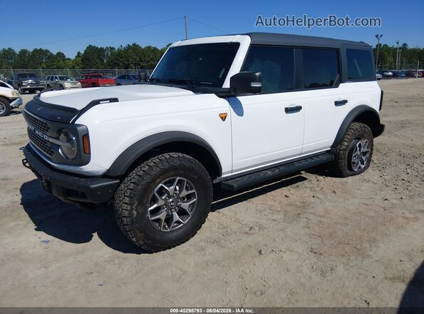 1FMEE9BP5RLA95846 2024 FORD BRONCO White Передня ліва чверть