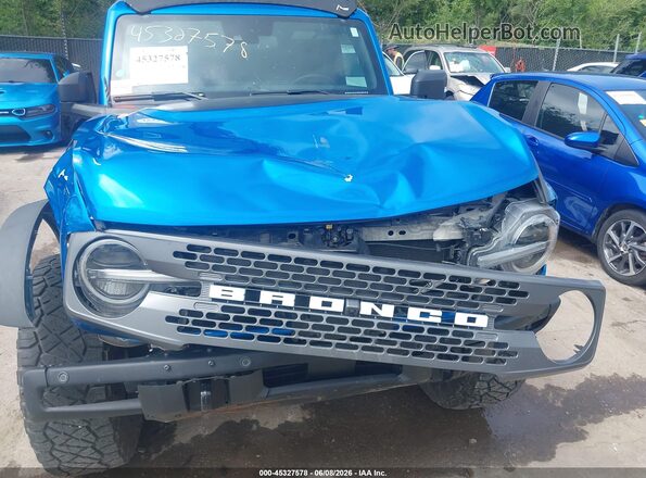1FMEE9BP7RLA07220 2024 FORD BRONCO Blue Вид спереду