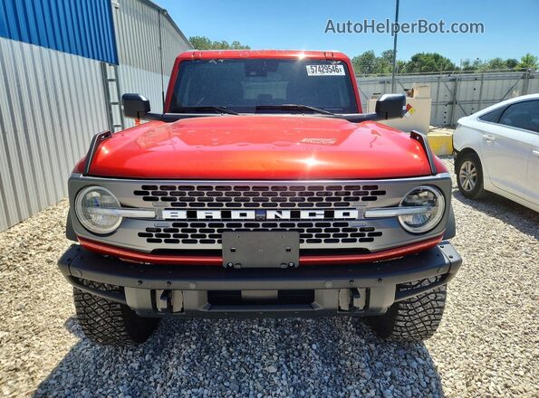 1FMEE9BP7RLA69488 2024 FORD BRONCO Red წინა ხედი