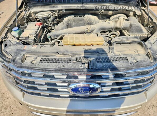 1FMJK1HT0JEA42574 2018 FORD EXPEDITION Tan ძრავის განყოფილების ხედი