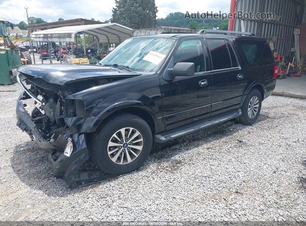1FMJK1HT2GEF49503 2016 FORD EXPEDITION EL Black Przód lewy