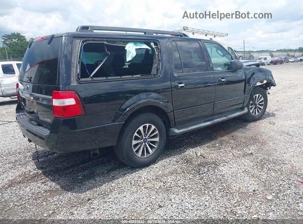 1FMJK1HT2GEF49503 2016 FORD EXPEDITION EL Black Tył prawy