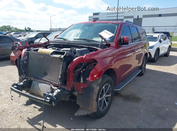 1FMJK1HT3JEA58509 2018 FORD EXPEDITION MAX Red Przód lewy