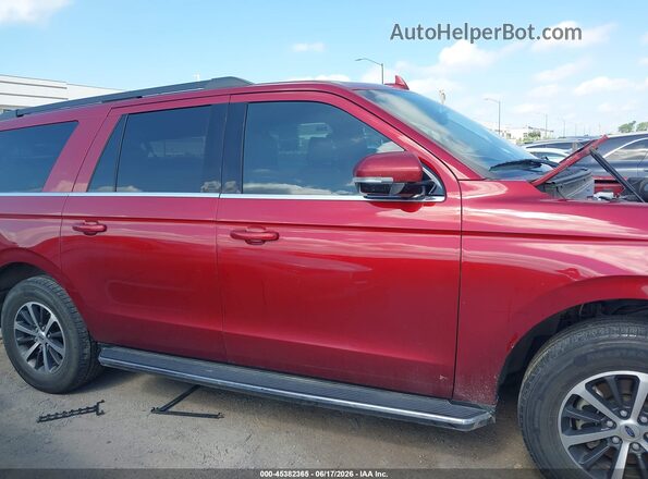 1FMJK1HT3JEA58509 2018 FORD EXPEDITION MAX Red Widok wnętrza z tyłu