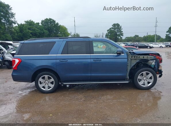 1FMJK1HT4KEA64269 2019 FORD EXPEDITION MAX Blue Widok wnętrza 360 stopni