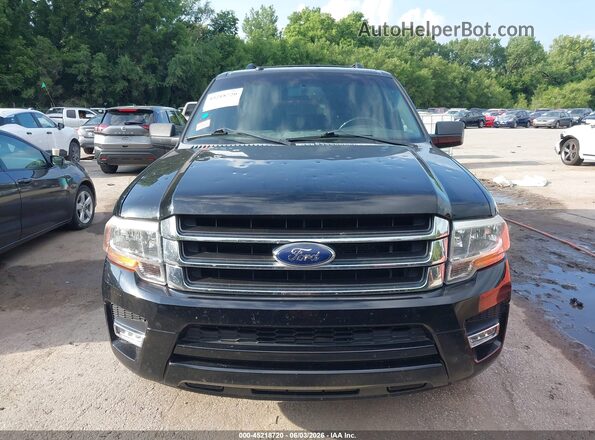 1FMJK1HT8HEA59374 2017 FORD EXPEDITION EL Black Widok zestawu wskaźników