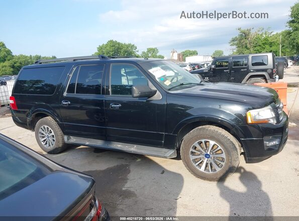 1FMJK1HT8HEA59374 2017 FORD EXPEDITION EL Black Widok wnętrza z tyłu
