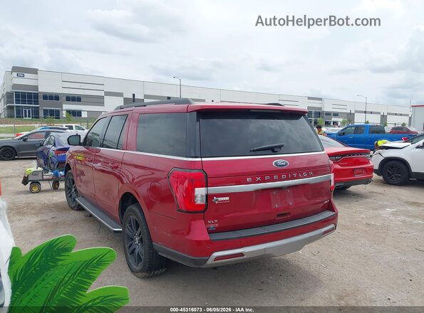 1FMJK1HT8NEA03740 2022 FORD EXPEDITION Red Rear left