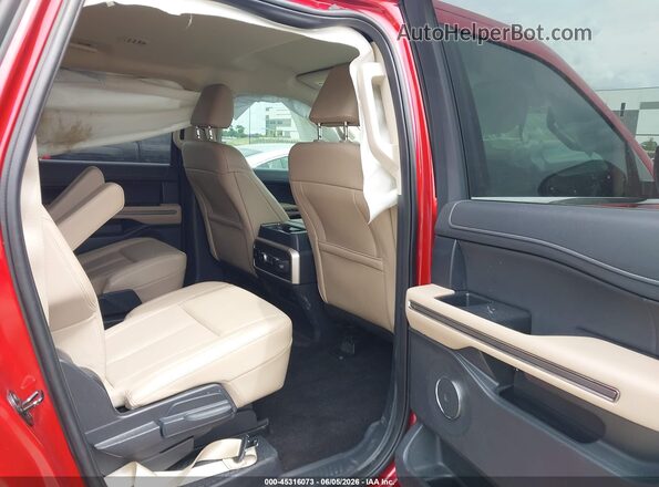 1FMJK1HT8NEA03740 2022 FORD EXPEDITION Red Rear seats view