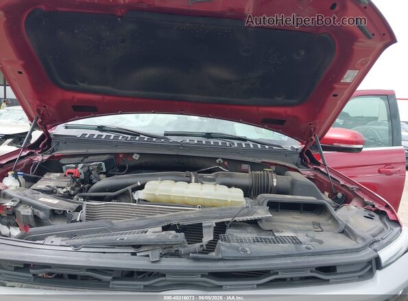 1FMJK1HT8NEA03740 2022 FORD EXPEDITION Red Engine compartment view