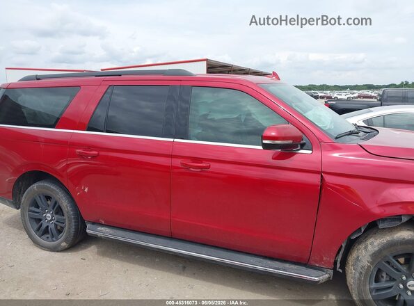 1FMJK1HT8NEA03740 2022 FORD EXPEDITION Red Dashboard view