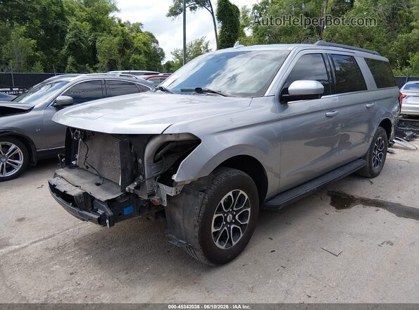 1FMJK1HT8NEA25849 2022 FORD EXPEDITION Silver Przód lewy