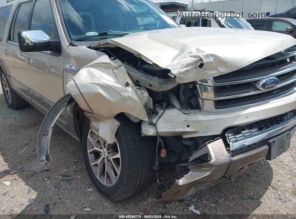 1FMJK1HTXHEA77939 2017 FORD EXPEDITION EL Коричневый Вид спереди