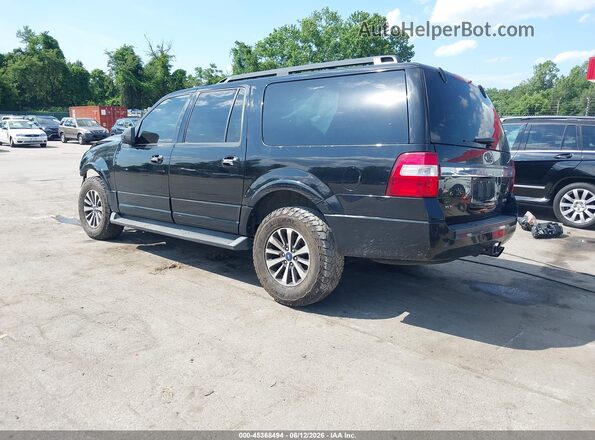 1FMJK1JT2GEF46255 2016 FORD EXPEDITION EL Black Հետևի ձախ