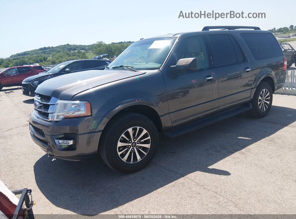 1FMJK1JT5GEF03660 2016 FORD EXPEDITION EL Silver Przód lewy