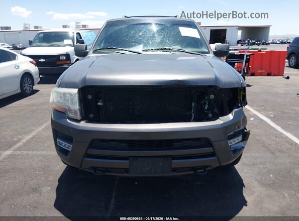 1FMJK1JT7HEA04537 2017 FORD EXPEDITION EL Gray Widok z przodu