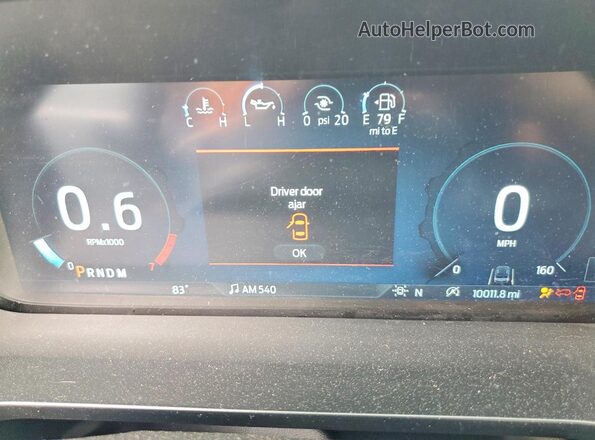 1FMJK1KG2PEA39471 2023 FORD EXPEDITION Black Instrument cluster view