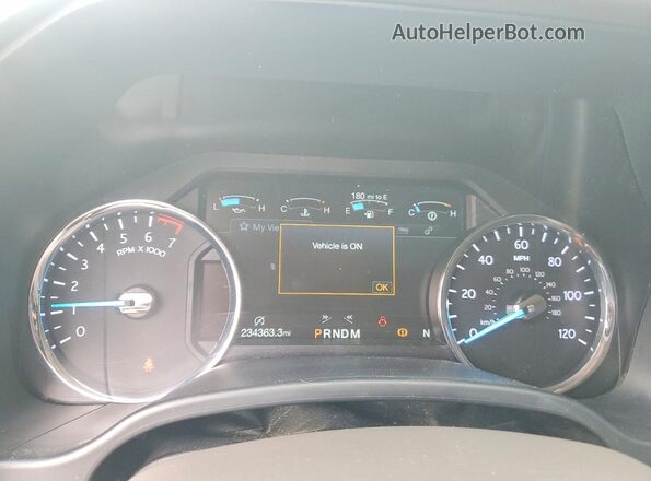 1FMJK1KT0JEA57732 2018 FORD EXPEDITION Black Instrument cluster view