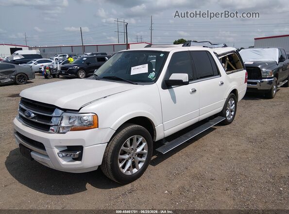 1FMJK1KT1GEF12614 2016 FORD EXPEDITION EL White Front left